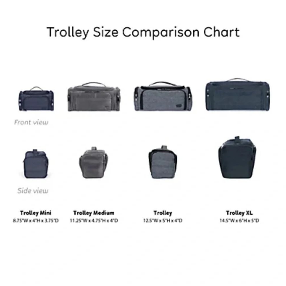Lug Trolley And Mini Trolley Cosmetic Case Bags In Buffalo Check Red.